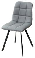 Стул CHILLI SQUARE HK017-12 серый джинсовый, PU / черный каркас М-City