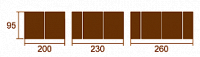 Стол "Тико 200" стекло "Мейджик"