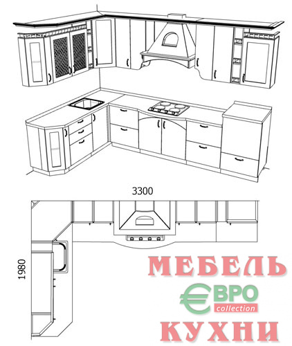 Кухонный гарнитур Юлия