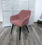 Стул BRANDY WZ2042-11 брусничный фактурный велюр/ черный каркас М-City