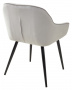 Стул BREEZE BLUVEL-03 LIGHT GREY, велюр / черный каркас М-City