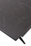 Стол FORIO 160 MATT BLACK MARBLE SOLID CERAMIC / BLACK, ®DISAUR
