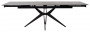 Стол FORIO 160 MATT BLACK MARBLE SOLID CERAMIC / BLACK, ®DISAUR
