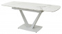 Стол ALATRI 120 GLOSS STATUARIO WHITE SOLID CERAMIC / WHITE, ®DISAUR