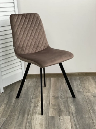 Стул DAIQUIRI BLUVEL-38 LATTE, велюр М-City
