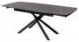 Стол RIVOLI 140 MATT BLACK MARBLE SOLID CERAMIC / BLACK, ®DISAUR