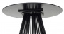 Стол TERNI 120 MATT BLACK MARBLE SOLID CERAMIC Черный мрамор матовый, керамика /Черн.каркас, ®DISAUR