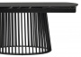 Стол DESIO 180 PURE BLACK SOLID CERAMIC Черный мрамор матовый, керамика/Черный каркас, ®DISAUR