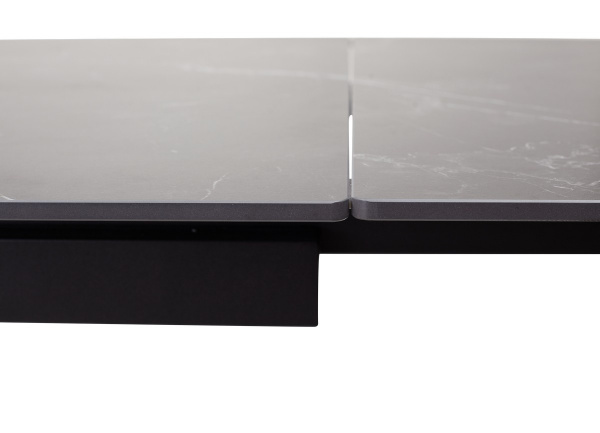Стол FORIO 160 MATT BLACK MARBLE SOLID CERAMIC / BLACK, ®DISAUR
