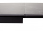 Стол FORIO 160 MATT BLACK MARBLE SOLID CERAMIC / BLACK, ®DISAUR