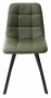 Стул CHILLI SQUARE HK017-22 серо-эвкалиптовый, PU / черный каркас М-City