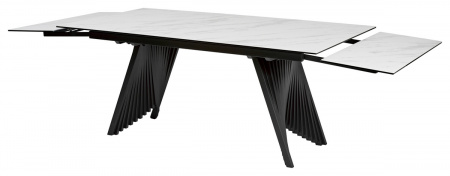 Стол IVAR 180 MARBLES KL-99 Белый мрамор, итальянская керамика, ®DISAUR