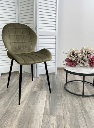 Стул FLOWER BLUVEL-77 ASH GREEN, велюр М-City
