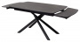 Стол RIVOLI 140 MATT BLACK MARBLE SOLID CERAMIC / BLACK, ®DISAUR
