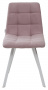 Стул CHILLI SQUARE UF860-04B сиреневый, ткань/ белый каркас М-City