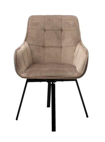 Стул MAVERICK 360 град. поворот. BLUVEL-40 BEIGE/ черный каркас, М-City