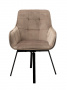 Стул MAVERICK 360 град. поворот. BLUVEL-40 BEIGE/ черный каркас, М-City