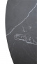 Стол TERNI 120 MATT BLACK MARBLE SOLID CERAMIC Черный мрамор матовый, керамика /Черн.каркас, ®DISAUR