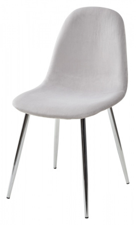 Стул PESCARA UF910-02 LIGHT GREY, велюр  М-City