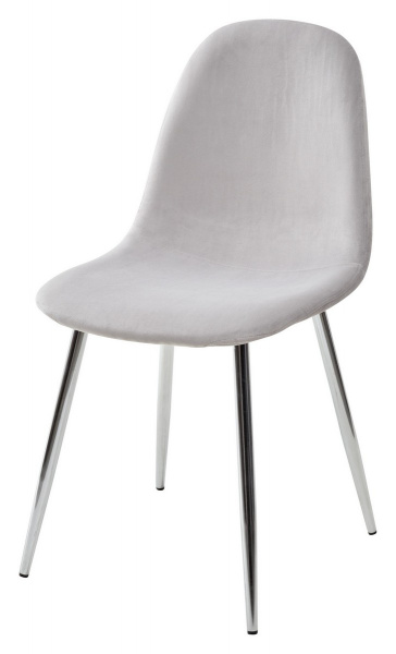 Стул PESCARA UF910-02 LIGHT GREY, велюр  М-City