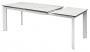 Стол CREMONA 140 HIGH GLOSS STATUARIO Белый мрамор глянцевый, керамика/ белый каркас, ®DISAUR