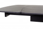 Стол RIVOLI 140 MATT BLACK MARBLE SOLID CERAMIC / BLACK, ®DISAUR