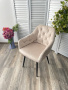 Стул PERU PK6015-06 BEIGE античный бежевый, велюр M-City