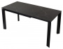 Стол CORNER 120 MATT BLACK MARBLE SOLID CERAMIC / BLACK, ®DISAUR