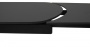 Стол DESIO 180 PURE BLACK SOLID CERAMIC Черный мрамор матовый, керамика/Черный каркас, ®DISAUR