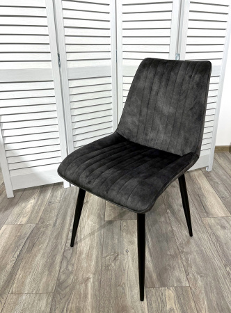 Стул REMI PK6015-01(VBP201) античный графит, велюр М-City