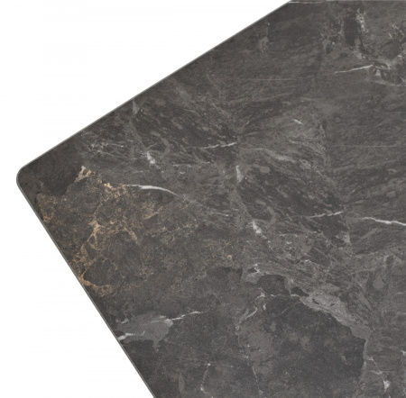 Стол ALES 180 BLACK GRAVE SOLID CERAMIC, керамика / бронзовый, ®DISAUR