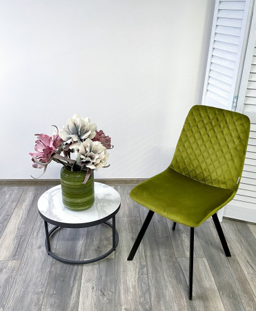Стул DAIQUIRI BLUVEL-75 OLIVA, велюр М-City