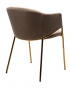 Стул DILL BLUVEL-40 BEIGE, велюр/ золотой каркас М-City