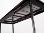 Стол CREMONA 140 HIGH GLOSS STATUARIO Белый мрамор глянцевый, керамика/ черный каркас, ®DISAUR