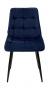 Стул CHIC BLUVEL-86 NAVY BLUE / черный каркас М-City