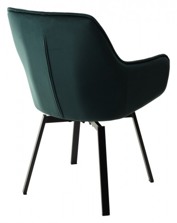 Стул MAVERICK 360 град. поворот. BLUVEL-78 GREEN/ черный каркас, М-City