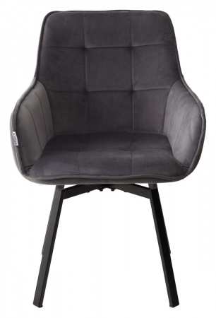 Стул MAVERICK 360 град. поворот. BLUVEL-14 GREY/ черный каркас, М-City