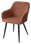 Стул BRANDY WZ2042-08 бронзовый фактурный велюр/ черный каркас М-City