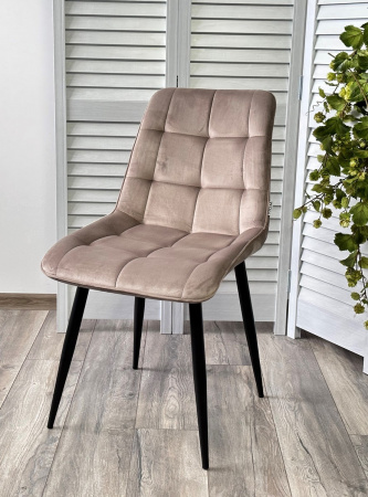Стул CHIC BLUVEL-40 бежевый / черный каркас М-City