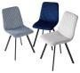 Стул DAIQUIRI BLUVEL-03 LIGHT GREY, велюр М-City
