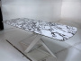 Стол VICENZA 220 BULGARI WHITE, керамика / белый, ®DISAUR