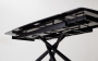 Стол RIVOLI 140 MATT BLACK MARBLE SOLID CERAMIC / BLACK, ®DISAUR