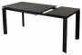 Стол CORNER 120 MATT BLACK MARBLE SOLID CERAMIC / BLACK, ®DISAUR