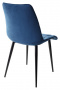 Стул CHIC-Q синий #29, велюр / черный каркас 4 шт/ 1 к, М-City