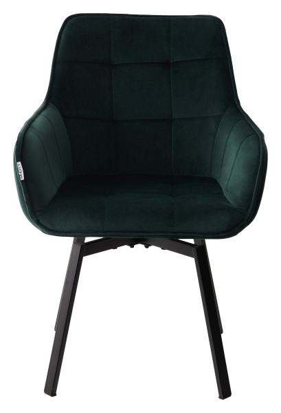 Стул MAVERICK 360 град. поворот. BLUVEL-78 GREEN/ черный каркас, М-City