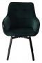 Стул MAVERICK 360 град. поворот. BLUVEL-78 GREEN/ черный каркас, М-City