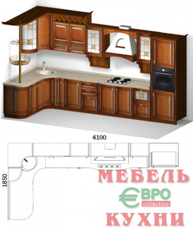 Кухня "МАГНОЛИЯ 2"
