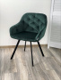 Стул GALE 360 град. поворот. BLUVEL-78 GREEN, велюр/ черный каркас, М-City