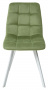 Стул CHILLI SQUARE G108-27 террариумный мох, велюр/ белый каркас М-City