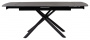 Стол RIVOLI 140 MATT BLACK MARBLE SOLID CERAMIC / BLACK, ®DISAUR